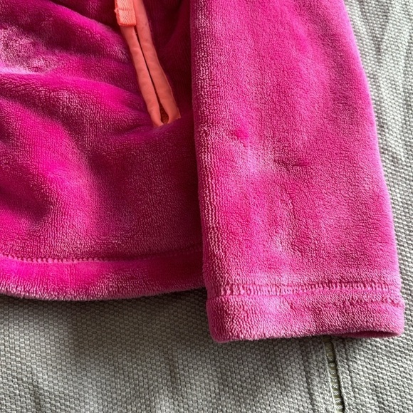 Lands End Girls Pink Fleece - size XL - Picture 3 of 4